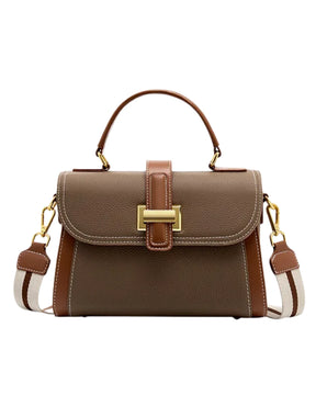 Bolsa-Feminina-de-Couro-Marrom-Maelle-Vista-Frontal